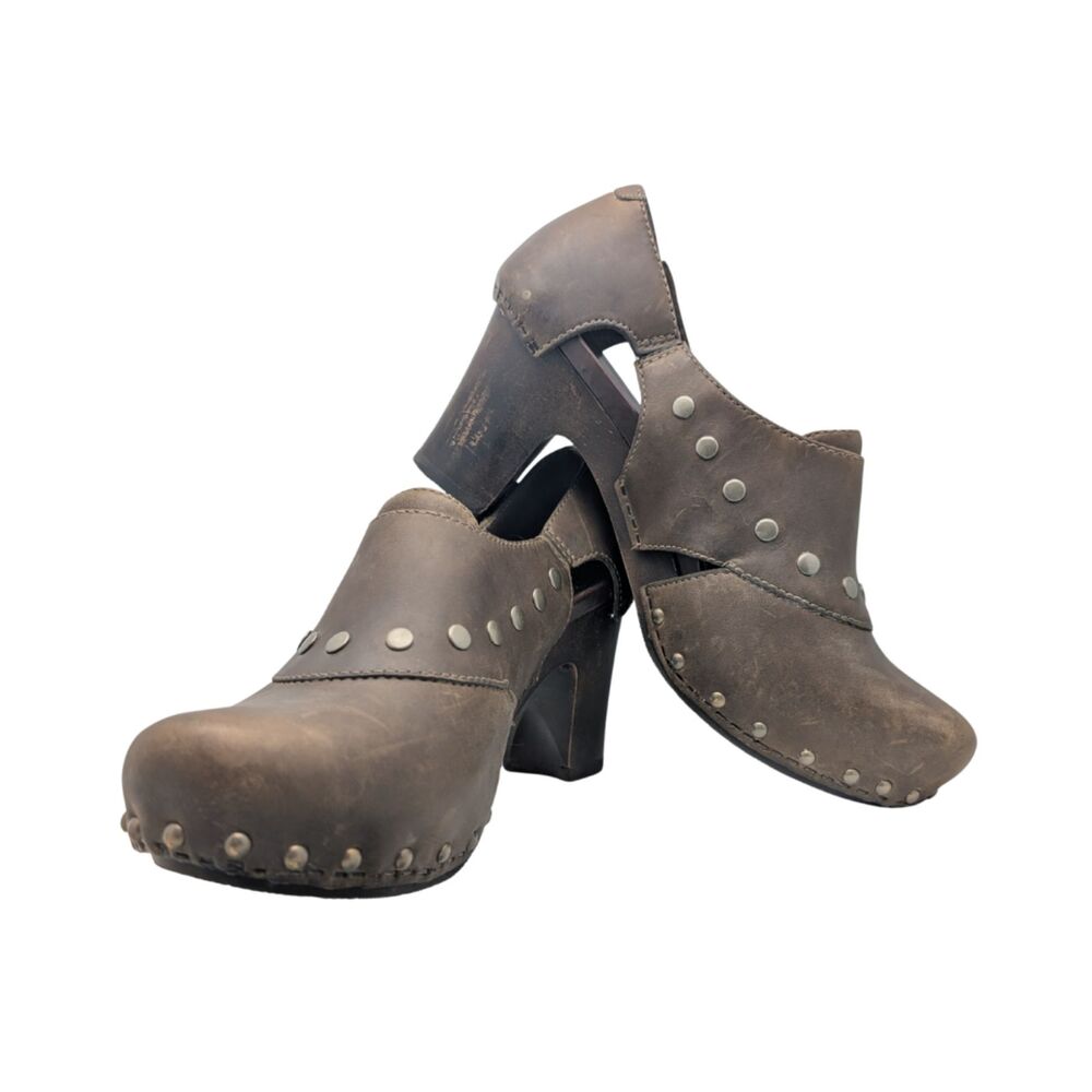 Dansko Brown Ryder Studded Clogs Size Women's 9 / EU 39